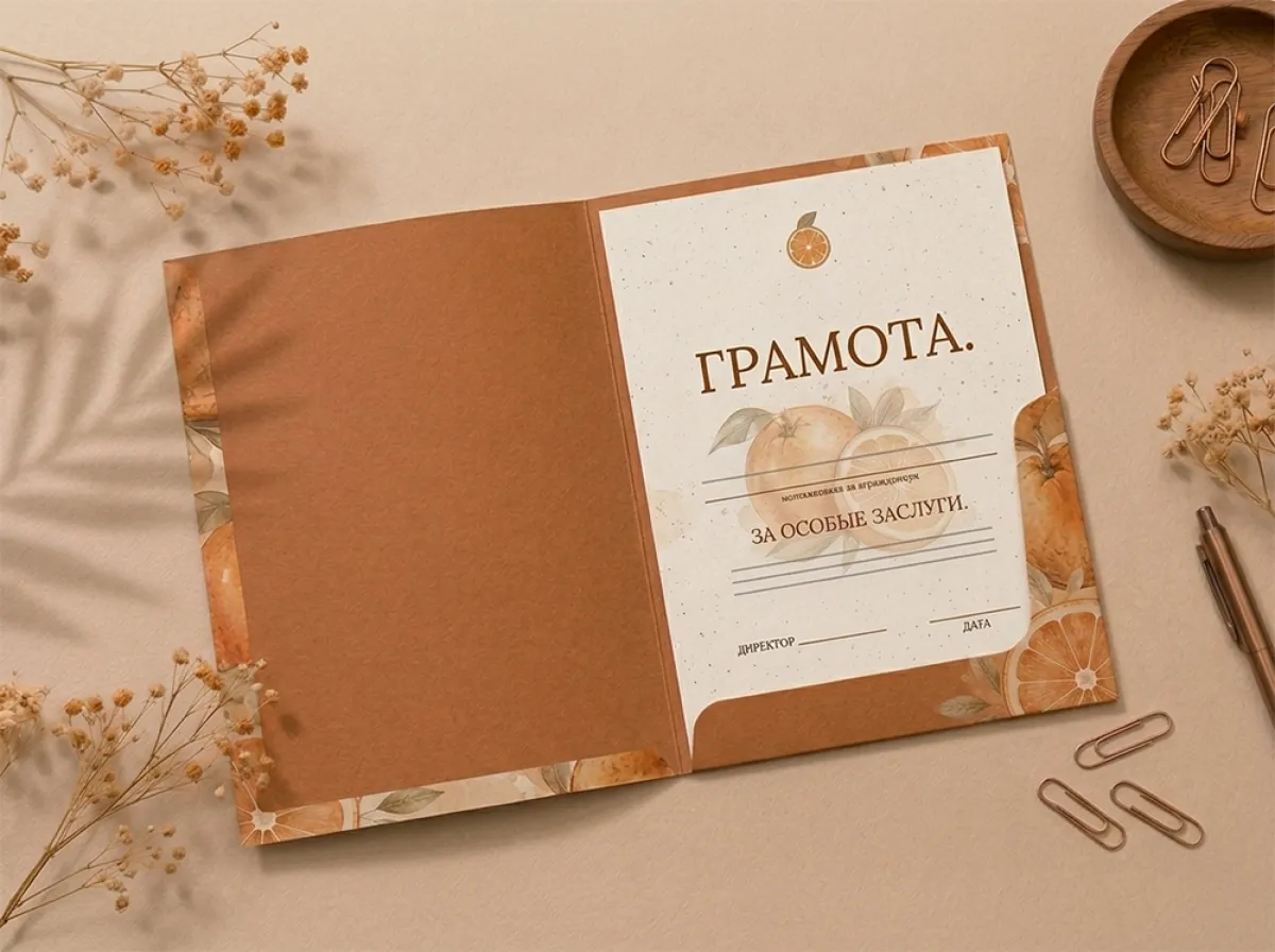 Дизайн грамоты, диплома