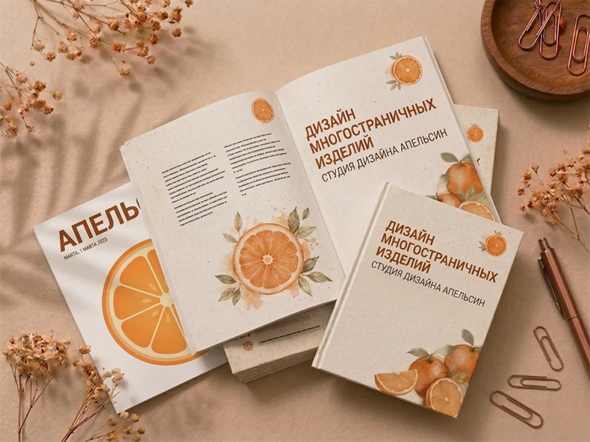 Дизайн многостраничных изделий
